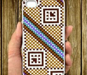geometric-pattern AMZ-032 IPHONE CASE 5, IPhone 4,4S Case hard plastic
