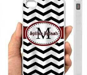 IPHONE CASE 5, IPhone 4,4S Case hard plastic 004 Code-Custom005 Code-Custom Personalized Chevron Shower Curtain