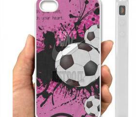 IPHONE CASE 5, IPhone 4,4S Case hard plastic-025 Code-Personalized Soccer Plush Fleece