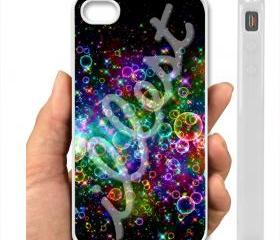 IPHONE CASE, COVER CASE, IPHONE CASE 5, IPhone 4, 4S Case hard plastic-031 Code-abstract-circles-sparkles-rainbows