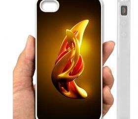 IPHONE CASE, COVER CASE, IPHONE CASE 5, IPhone 4, 4S Case hard plastic-033 Code-graphics-abstract-figure-3d